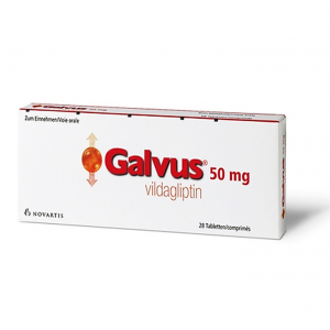 GALVUS 50 MG ( VILDAGLIPTIN ) 28 TABLETS